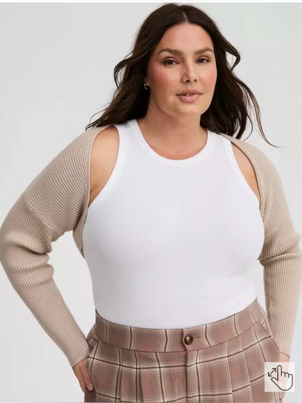 Torrid 00 Black Long Sleeve Shrug Cardigan